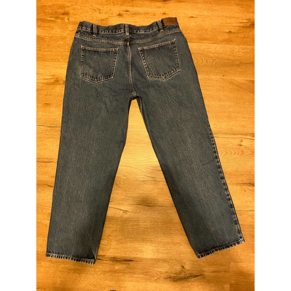 Kirkland Signature Men Denim Blue Jeans 38x32 Classic Straight Legs Regular Fit - Picture 2 of 5